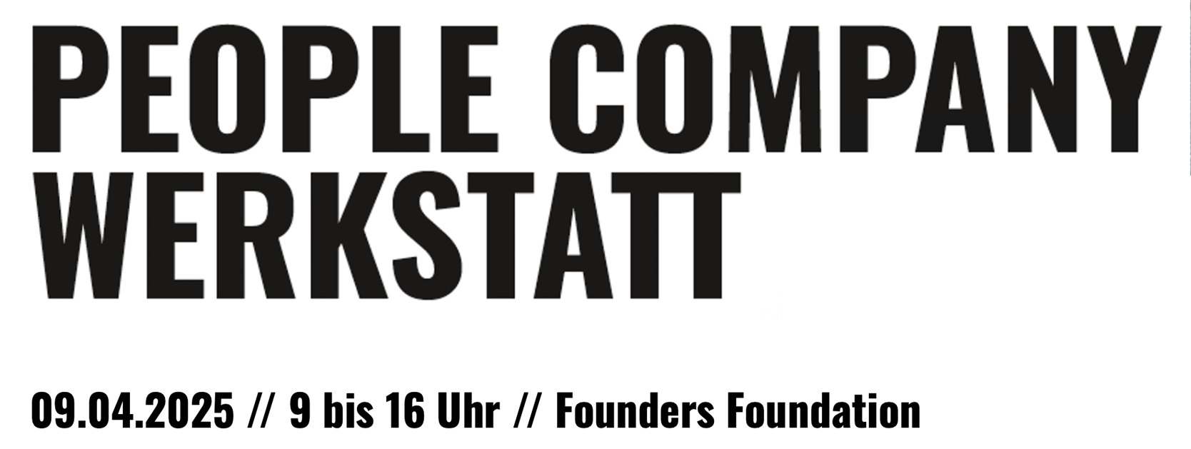 People Company Werkstatt