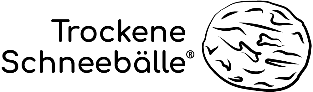 Trockene Schneebälle